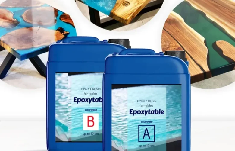 Εποξική ρητίνη (υγρό γυαλί) EPOXYTABLE 10 για χύτευση έως 10cm. Προϊόν του γνωστού Ιταλικού οίκου RESIN PRO. Απόλυτα ασφαλές, μη τοξικό και με εξαιρετικές ιδιότητες. Ιδανικό για κατασκευή τραπεζιών από ξύλο και ρητίνη.