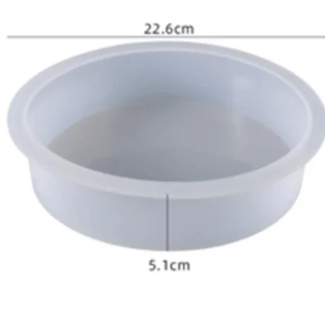 Καλούπι σιλικόνης στρογγυλό για υγρό γυαλί